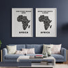 Our Story Began Here - Africa, Framed Wall Art