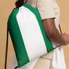 Nigerian Flag, Drawstring bag