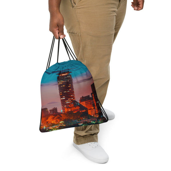 Nairobi City , Kenya, KICC Drawstring bag