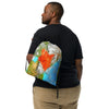 Kenya Aerial view Map Drawstring Bag