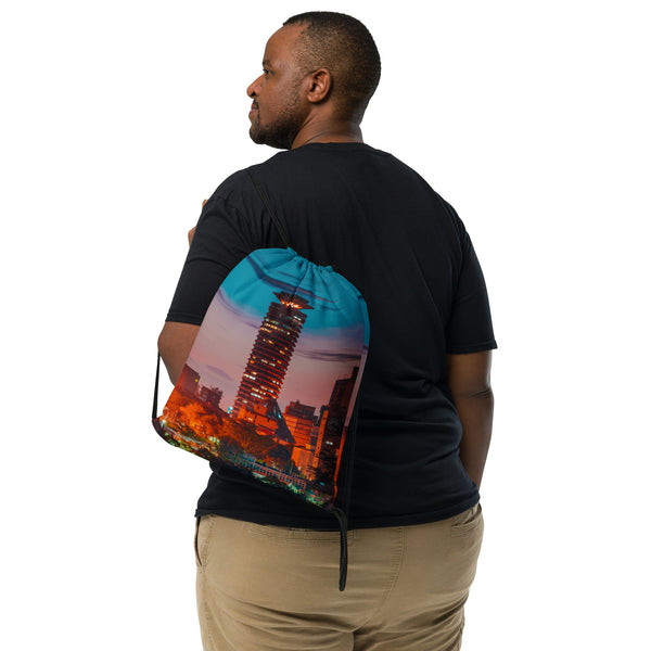 Nairobi City , Kenya, KICC Drawstring bag