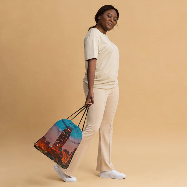 Nairobi City , Kenya, KICC Drawstring bag