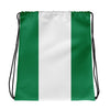 Nigerian Flag, Drawstring bag