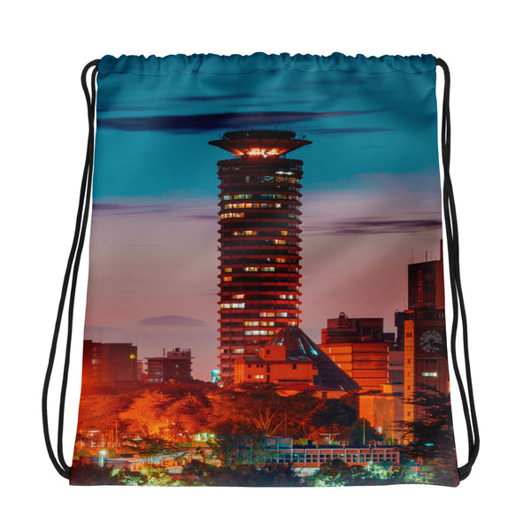 Nairobi City , Kenya, KICC Drawstring bag