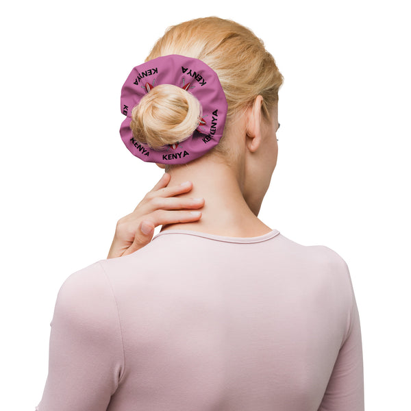 Kenyan Scrunchie - Violet (hopbush) Fabric