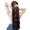 Kenyan Scrunchie - White Fabric