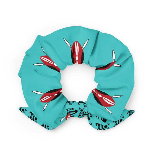 Kenyan Scrunchie - Dark Turquoise