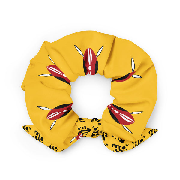 Kenyan Scrunchie - Yellow Fabric