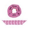 Kenyan Scrunchie - Violet (hopbush) Fabric