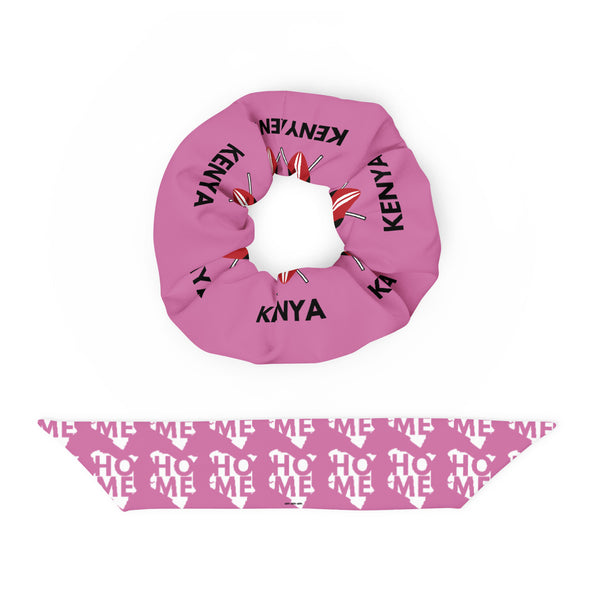 Kenyan Scrunchie - Violet (hopbush) Fabric