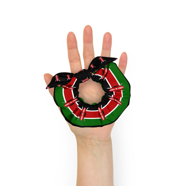 Kenyan Flag Scrunchie