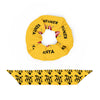 Kenyan Scrunchie - Yellow Fabric