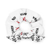 Kenyan Scrunchie - White Fabric