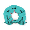 Kenyan Scrunchie - Dark Turquoise
