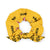Kenyan Scrunchie - Yellow Fabric