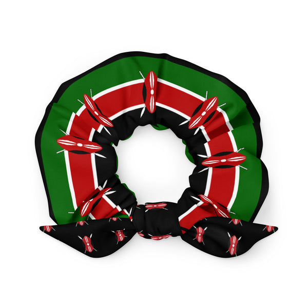 Kenyan Flag Scrunchie