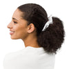 Kenyan Scrunchie - White Fabric