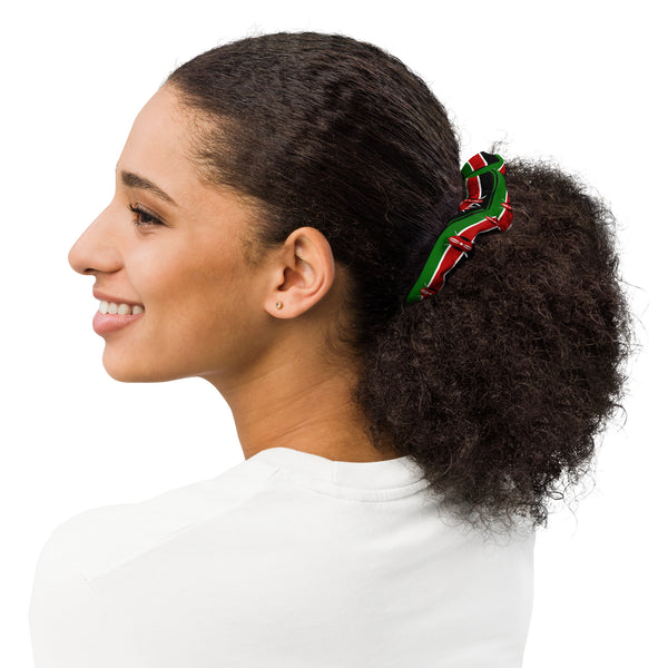 Kenyan Flag Scrunchie