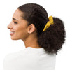 Kenyan Scrunchie - Yellow Fabric