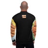 Kenyan Map Bomber Jacket - (Black, Unisex)