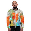 Kenyan Aerial Map, Unisex Bomber Jacket