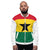Ghana Flag Unisex Bomber Jacket - White
