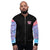 Nigerian Map on sleeves Unisex Bomber Jacket - black