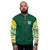 Nigerian Map on sleeves Unisex Bomber Jacket - green