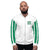 Nigeria Flag on Sleeves Unisex Bomber Jacket - White