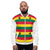 Ghana Flag Pattern Unisex Bomber Jacket - White