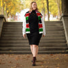 Kenya Flag Bomber Jacket - White | Unisex