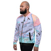 Kenyan Blue Map, Unisex Bomber Jacket