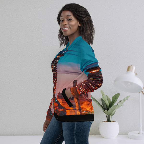 Nairobi City, KICC Unisex Bomber Jacket