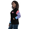 Nigerian Map on sleeves Unisex Bomber Jacket - black