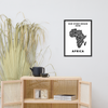 Our Story Began Here - Africa, Framed Wall Art