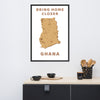 “Bring Home Closer: Ghana” Premium Framed Print