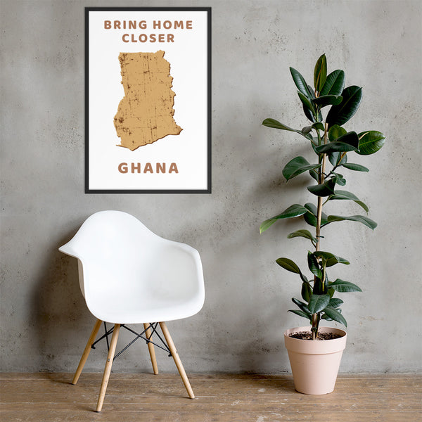 “Bring Home Closer: Ghana” Premium Framed Print