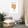 “Bring Home Closer: Kenya” Premium Framed Print