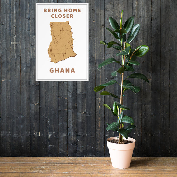“Bring Home Closer: Ghana” Premium Framed Print