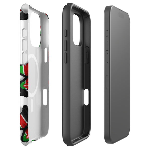 Kenyan Flag (Butterfly) - MagSafe® tough case for iPhone®