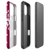 Kenyan Map on burgundy - MagSafe® tough case for iPhone®