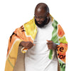Kenya Map, Sherpa Blanket