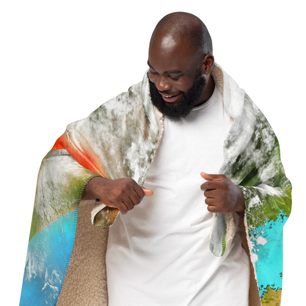 Kenya Aerial Map, Sherpa Blanket