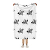 Kenya Home Map on White, Sherpa Blanket
