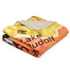 Kenya Map, Sherpa Blanket
