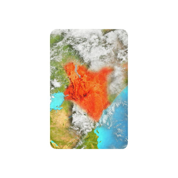 Kenya Aerial Map, Sherpa Blanket