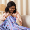 Nigeria Map Sherpa Blanket