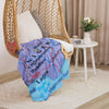 Nigeria Map Sherpa Blanket