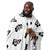 Nigeria Home Map on White, Sherpa Blanket