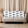 Nigeria Home Map on White, Sherpa Blanket